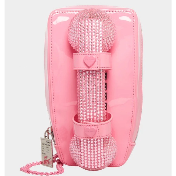 Betsey Johnson Call Me Old School Phone Crossbody - Picture 2 of 13